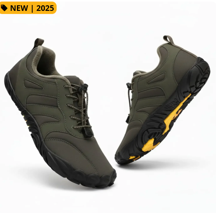 Water-Resistant Autumn Barefoot Shoes with Durable Grip & Cozy Lining (Unisex)