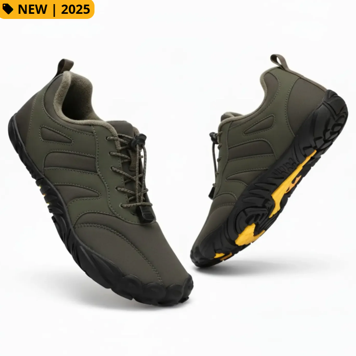Water-Resistant Autumn Barefoot Shoes with Durable Grip & Cozy Lining (Unisex)