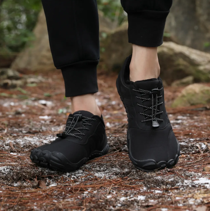 Water-Resistant Autumn Barefoot Shoes with Durable Grip & Cozy Lining (Unisex)